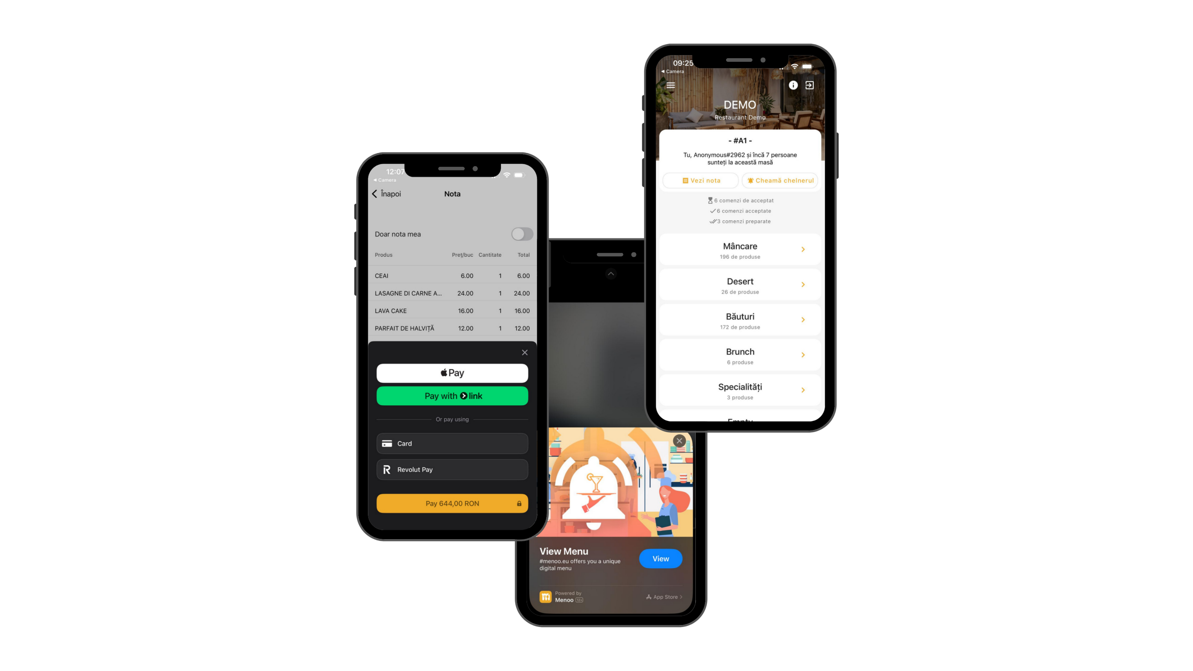 Beach ordering experience with Menoo